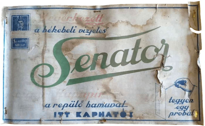 Senator papír és hüvely 30.