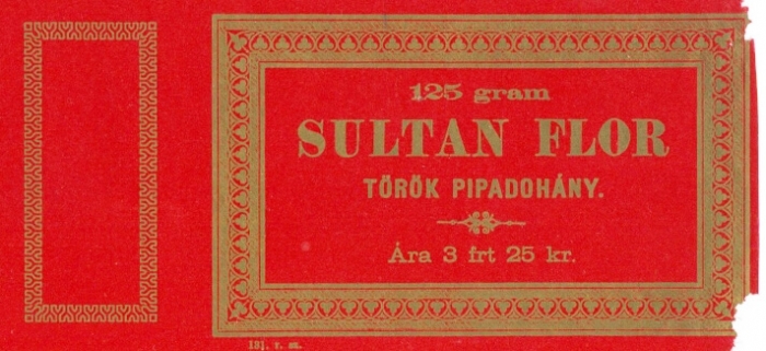 Sultan Flor török pipadohány 02.