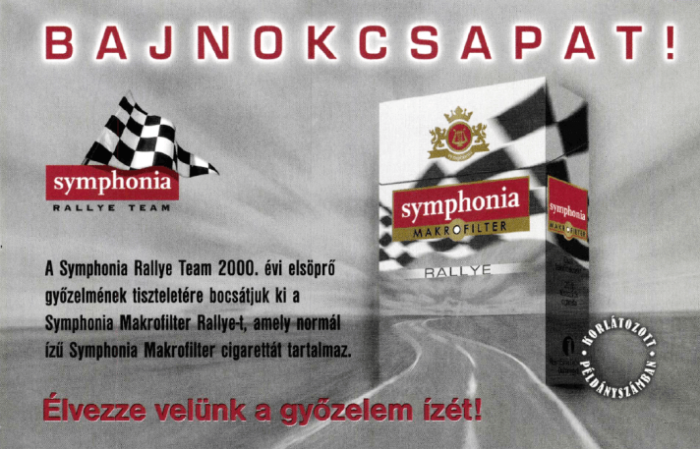 Symphonia cigaretta - 2000/14.