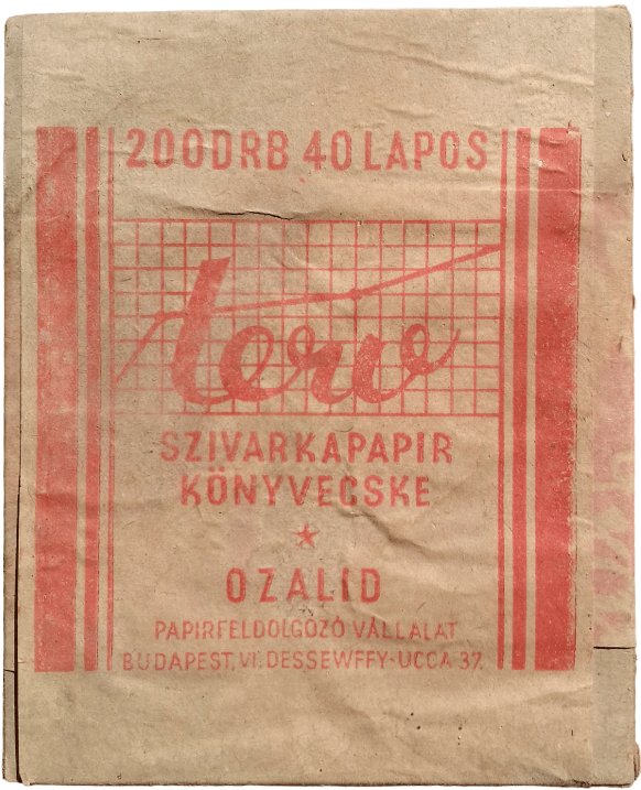 Terv cigarettapapír 7. Terv cigarettapapír 7.