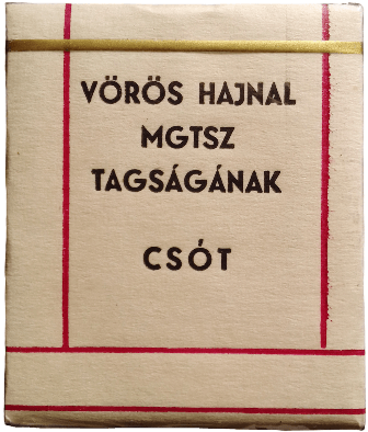 Vörös Hajnal MGTSZ Tagságának